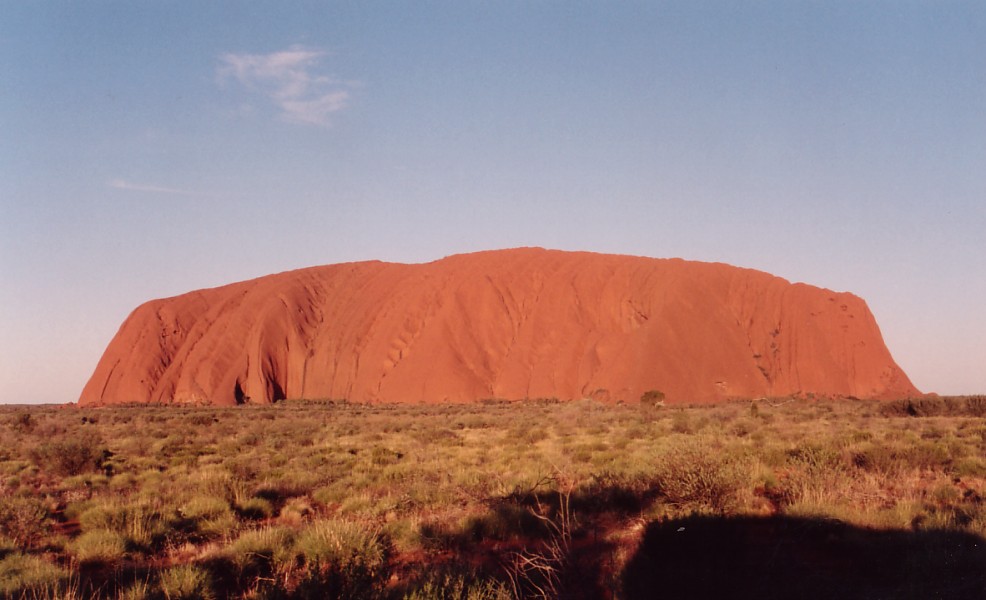 Figure: Ayers Rock Uluru by Stefanoka is licensed under CC BY-SA 3.0 (https://commons.wikimedia.org/wiki/File:Ayers_Rock_Uluru.jpg)
