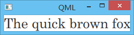 QML Text