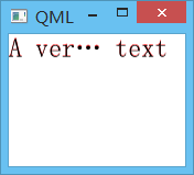 带有样式的 QML Text